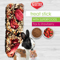 Kaytee Small Animal Treat Stick with Superfoods, Strawberry & Flax Seed, 5.5 oz