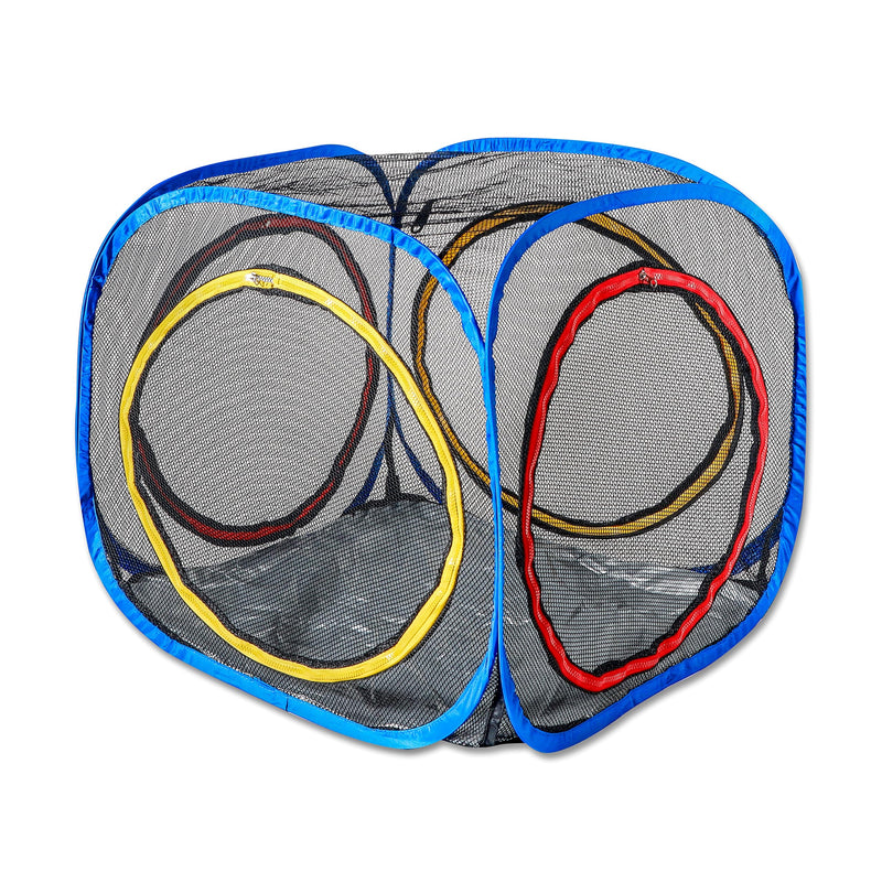 Pet Fit For Life Build-Your-Own Cat Enclosure - Collapsible Mesh Indoor & Outdoor Cat Cube - Perfect for Indoor Cats, Kittens on Patios, Yard & Camping