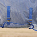 WeatherBeeta ComFiTec Ripshield Fly Sheet Detach-A-Neck, White/Cobalt, 72"