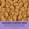 Zilla Turtle Chasers Floating Treats, Turtle Food, Made with Real Shrimp