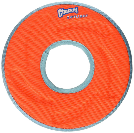 Chuckit 18100 Medium Chuckit! Zipflight Frisbee Dog Toy, Colors may vary