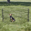 New World by MidWest Homes for Pets 30-Inch Exercise Pen, for Indoor and Outdoor use, 16 Sq Feet of Play, Folding Dog Pen, No Door Design for Maximum Security, Easy to Set Up, Foldable Pet Playpen
